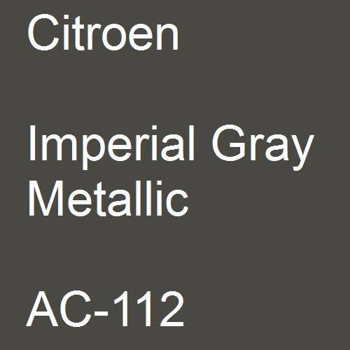 Citroen, Imperial Gray Metallic, AC-112.